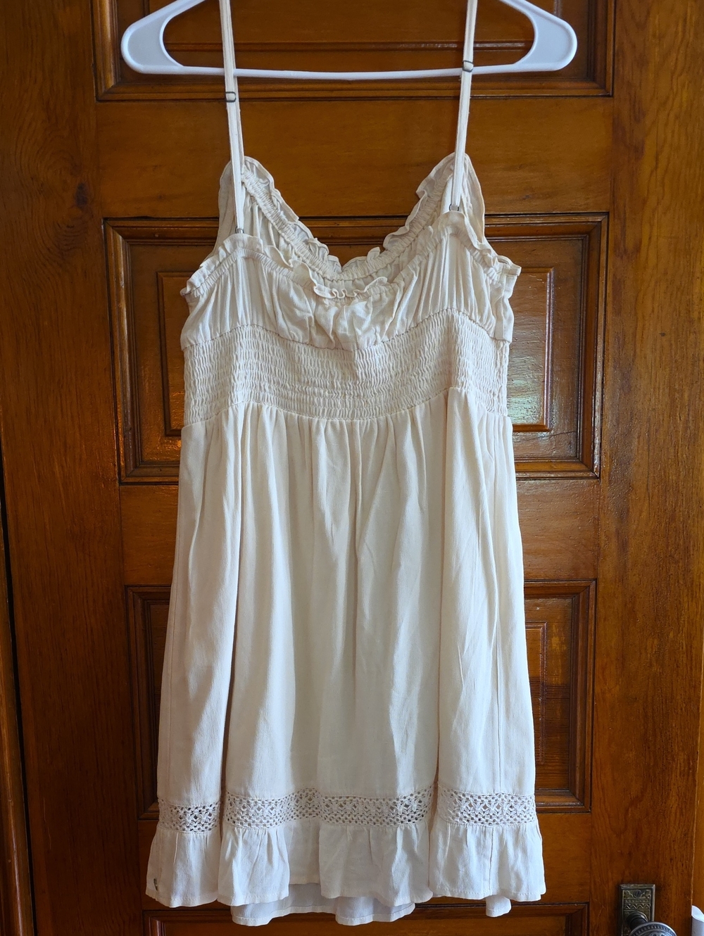 Roxy Cream Elastic Waist Top - Picture 6 of 9